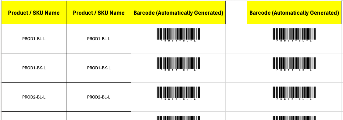 Simple and Inexpensive Barcode and Inventory System