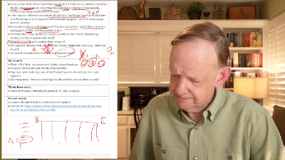 Neil Explaining One of the Checklist Pages